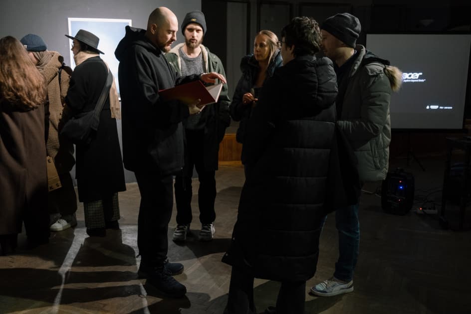 відкриття фотовиставки підсвідоме від MYPH У Порохова вежа у Львові