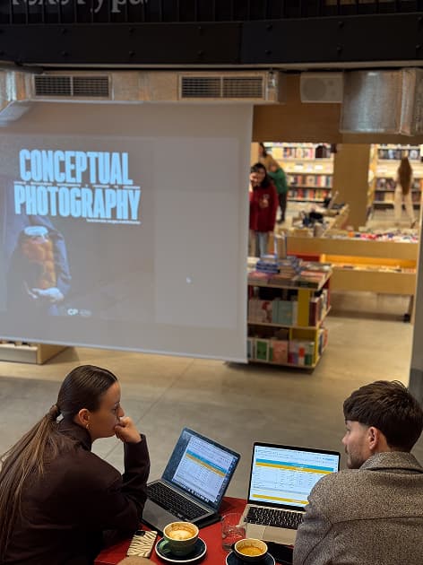 Презентація книжки “Conceptual Photography” у книгарні Сенс в Івано-Франківську